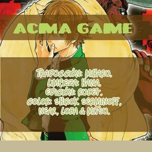Acma Game Capitulo 1 Leer Manga En Linea Gratis Espanol
